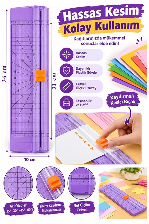 A4 Kağıt Kesme Makinesi Kağıt Kesici Trimmer Hassas Kesim Giyotin Mat Kesici Fotoğraf Etiket Karton Hobi Profesyonel
