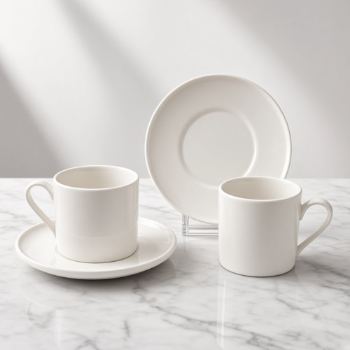 Sade 2 Kişilik Porselen Çay Fincan Takımı - 150 ml