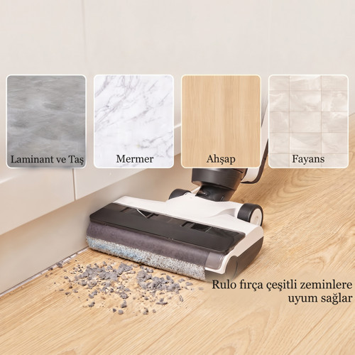 Roborock F25 LT Islak Kuru Akıllı Dikey Süpürge ile Uyumlu Aksesuar Seti