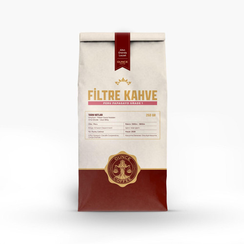 FİLİTRE Peru Papagayo Grade 1 - 250GR ÇEKİRDEK