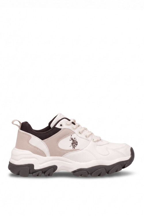 102695902 6F Tracky Kadın 6PR Klasik Sneaker Bej - Kahverengi