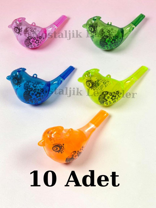 10 Adet Sulu Bülbül Düdük