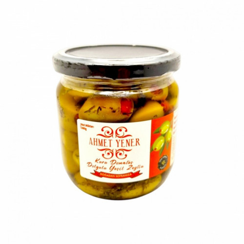 Kuru Domates Dolgulu Yeşil Zeytin