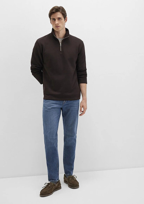 MiLAN Dark Used Street Denim Erkek Kot Pantolon M0081088217