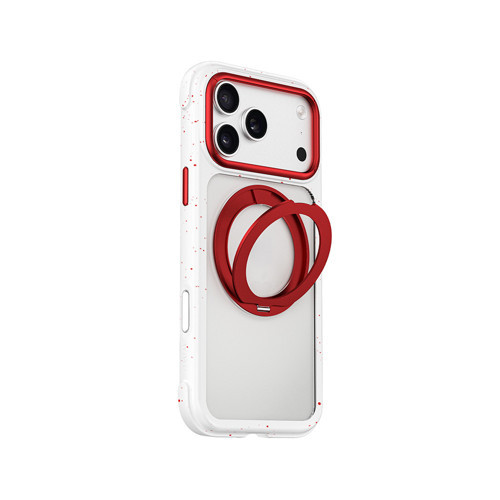 Wıwu İphone 18 Pro Kılıf M-Safe Özellikli Wiwu Aa-203 Aeroarmor Ultra Serisi Airbag Standlı Kapak Beyaz
