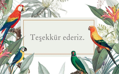 Teşekkür Kartı (5,5x8,5)100 Adet
