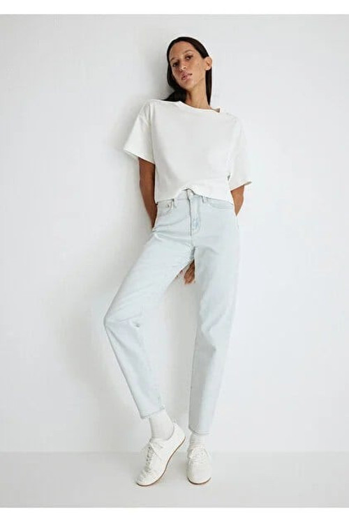 STAR Bleached Denim Denim Kadın Kot Pantolon M101077-87065
