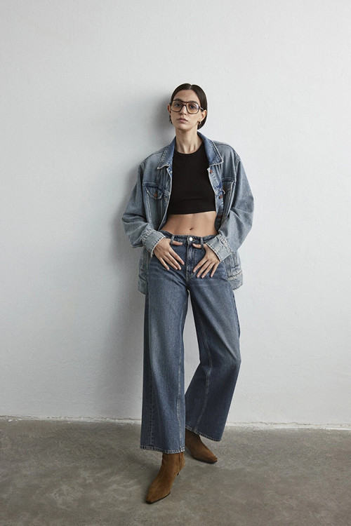 SiENA Mid Used Denim Denim Kadın Kot Pantolon M1010763-88582