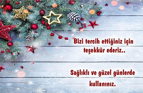 Teşekkür Kartı (5,5x8,5 Cm 100 Adet)