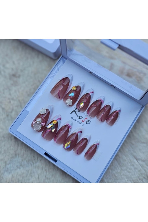 Aura Bella Butik Jel Görünümlü Takma Tırnak 💅