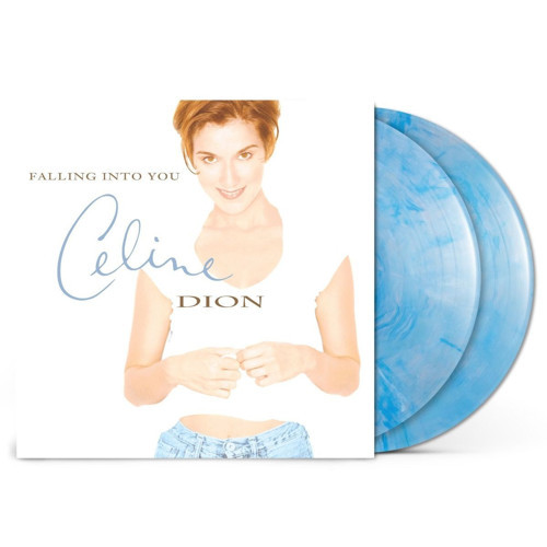 Celine Dion Falling Into You Plak (30th Anniversary - Limited Edition - Glacier Blue Vinyl)