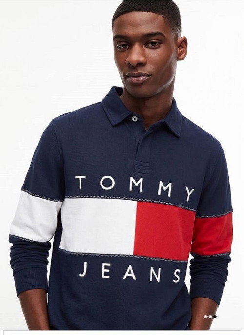 Hilfiger Dik Yaka Yarım Fermuarlı Sweatshirt