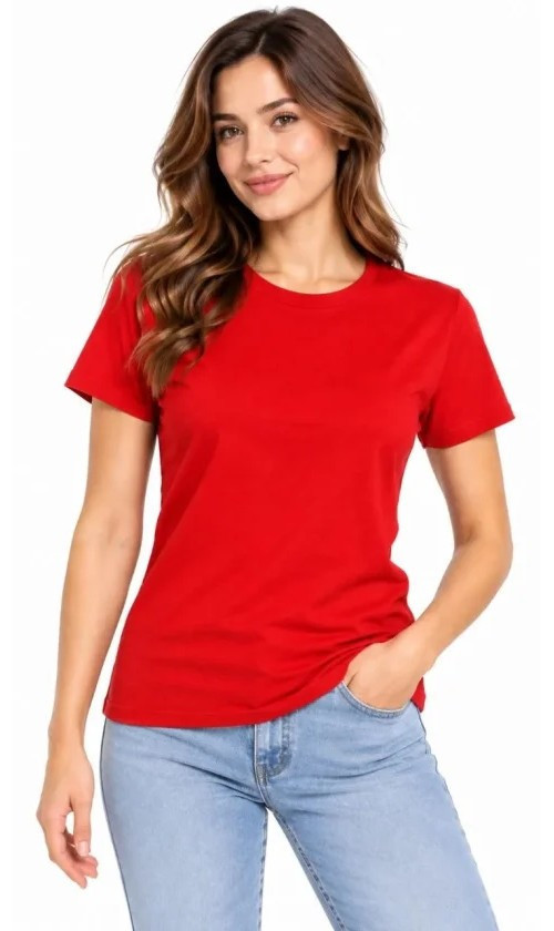 Basic Tişört Bisiklet Yaka Kısa Kol Günlük Yazlık Slim Fit T-Shirt