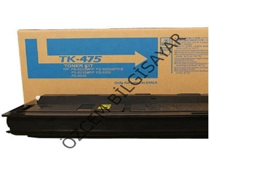 Kyocera Tk-475 Fs-3040/fs-6025/fs-6030/fs-6525/fs-6530 Uyumlu Siyah Toner - Japon Toner