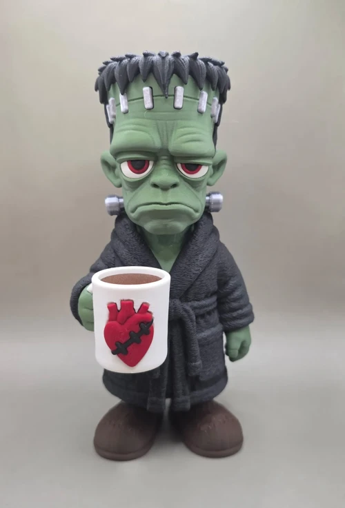 Halloween Frankenstein Dekoratif Figür – Cadılar Bayramı Korku Temalı Karakter Biblo