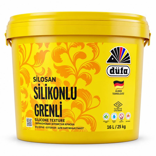 Silosan Silikonlu Grenli Dış Cephe Boyası 25 Kg Beyaz