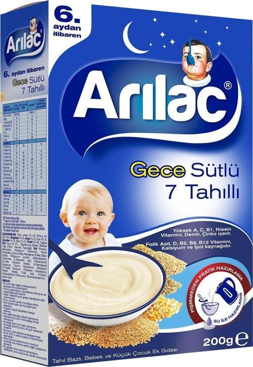 7 Tahıllı Gece Kaşık Maması 200 Gr