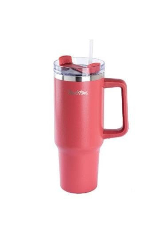 Move Kırmızı Pipetli Paslanmaz Çelik Termos Bardak 1,2 Lt