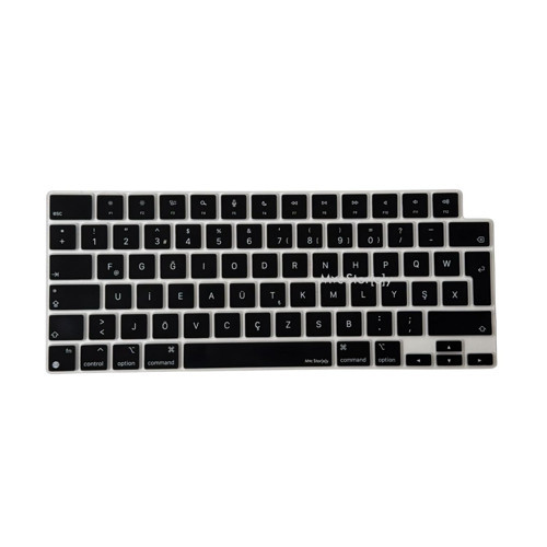 MacBook Türkçe F Klavye Koruyucu Yeni F Düzen M1-M5 | A2681 A3113 A3240 A3449 A2941 A3241 A