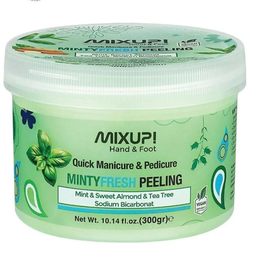 Hand & Foot - Manikür & Pedikür Arındırıcı - Besleyici - Nemlendirici Mıntyfresh Peeling 300 gr