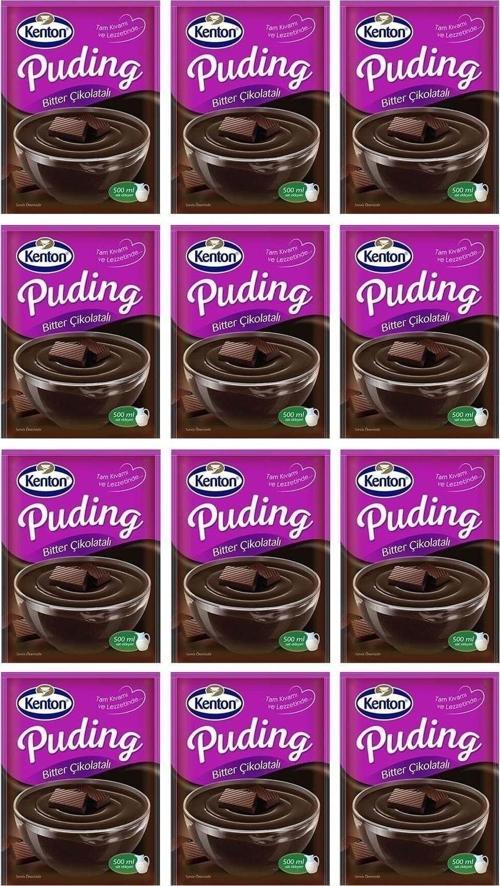 Puding Bitter Çikolatalı 100 G 12'Li