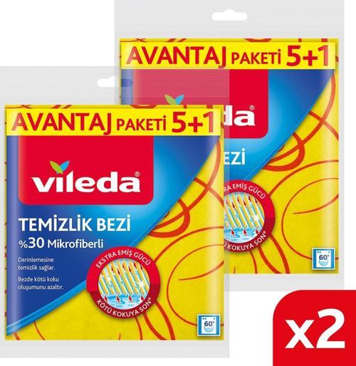5+1 Mikrofiber Temizlik Bezi 2'li Paket