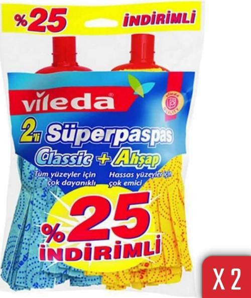 Classic+Ahşap Yedek Süper Paspas 2'li Paket