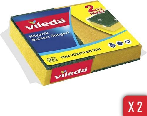 Hijyenik Düz 2'li Bulasik Süngeri 12'li Paket
