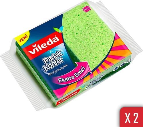 Parlak Konfor Düz 2'li Bulasik Süngeri 2'li Paket