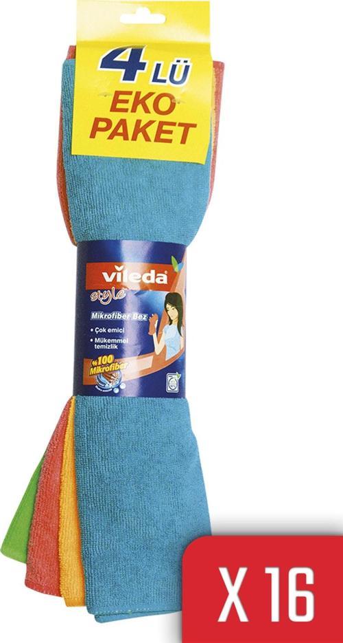 Style 4'lü Mikrofiber Bez 16'li Paket
