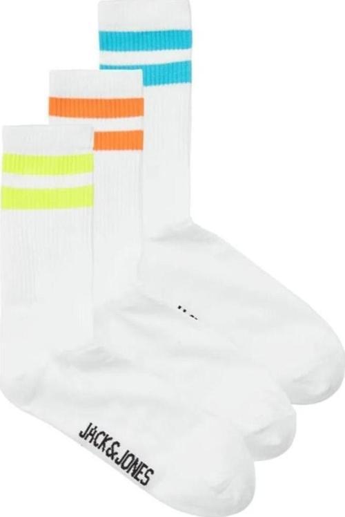 12251468 Jaceli Stripes Tennis Socks 3 Pack Beyaz