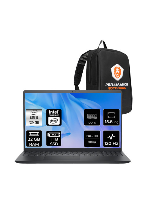Pro 15 Essential İ5-1334U 32Gb 1Tb Ssd 15.6'' Fhd Fdos Taşınabilir Bilgisayar & Per4 Çanta