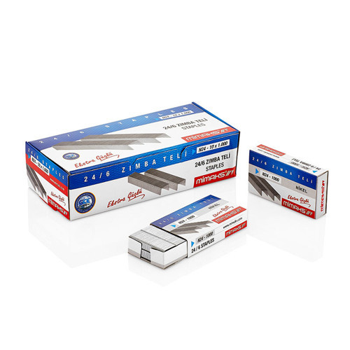 N-24 24/6 Zımba Teli - 5 Kutu (5.000 Tel)
