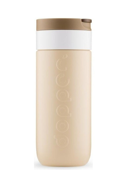 Travel Mug Yalıtımlı Termos Bardak 400 ml - Toprak Kahvesi