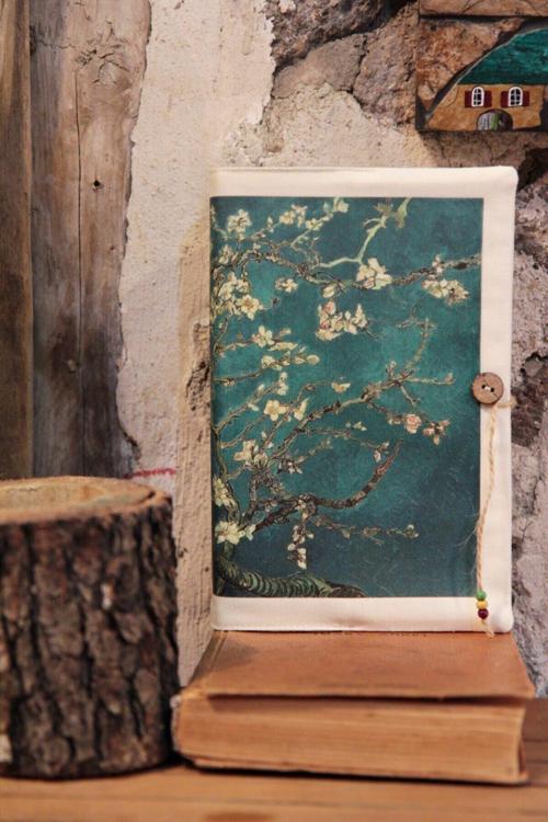 Kitap Kılıfı - Van Gogh Badem Ağacı