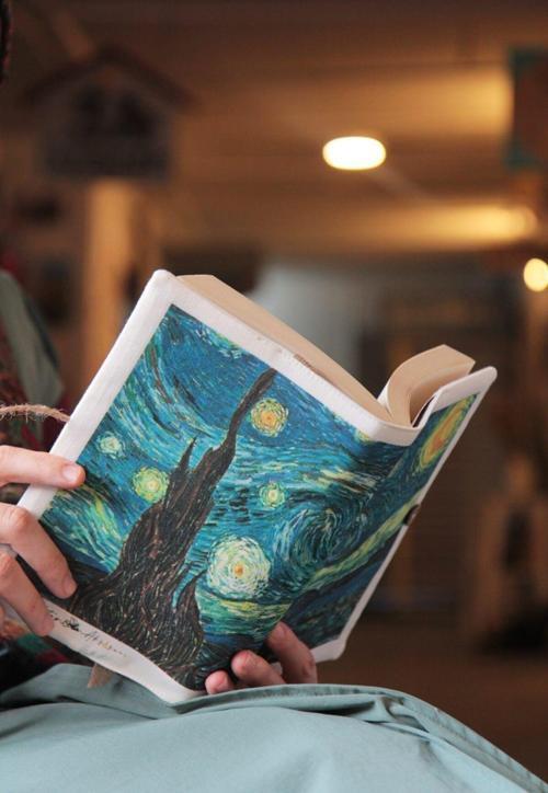 Kitap Kılıfı - Van Hogh Yıldızlı Gece