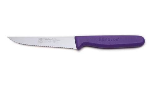 Sürbısa 61005-LZ Tırtıklı Uç Biftek Bıçağı (Mor)