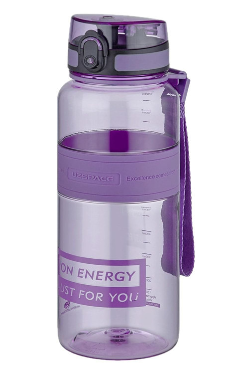 Su Matarası 1000ml 1 Litre Büyük Boy Yenilenen Renkler Mor