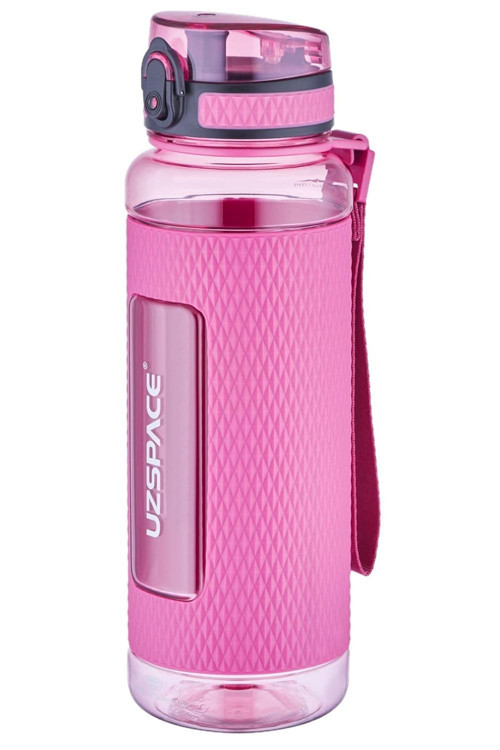 Büyük Boy 28 cm 1000 ml 1 litre Su Matarası 14 Renk FiftyFifty Softtouch Mor
