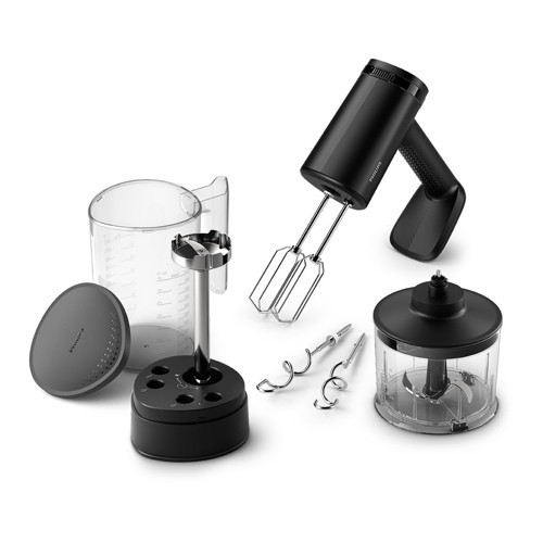 5000 Serisi Güçlü El Mikser Seti 500W, El Blender Aparatı, Doğrayıcı Aparatı, Ölçekli Akıllı Saklama Kabı, 5 Hız Ayarı ve Turbo, HR3781/20