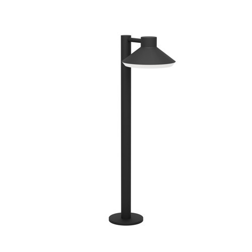 900689 Dış Mekan ” Nınnarella ” Siyah Galvanizli Çelik Baba Üstü Aydınlatma Gu10-Led : 1X4,6W Ip44 Boy: 74,5 Cm