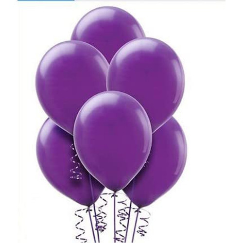 Benim - Metalik Mor Balon 12 İnch 5 Adet