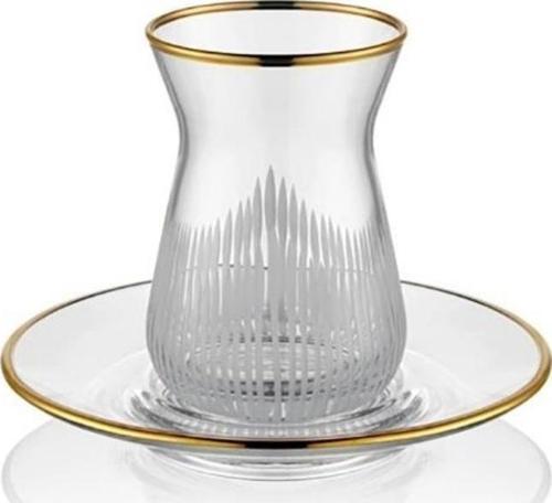 Lıne Altın 12 Parça Çay Seti