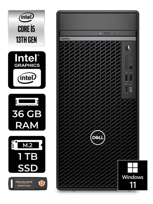OPTIPLEX 7010MT i5 13500 36GB RAM 1TB SSD W11HOME N010O7010MTU MASAÜSTÜ PC & PER4BELLEK