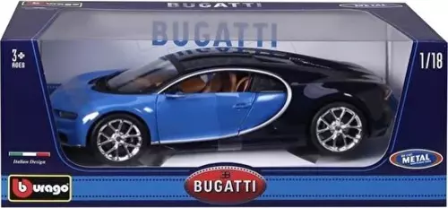 Bugatti Chiron Mavi 1/18 Model Araba