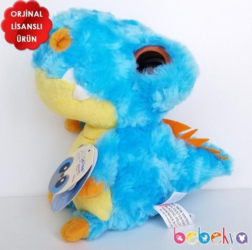 Lisanslı Peluş Dinozor T-Rex Peluş 20cm Mavi Dinazor Peluş