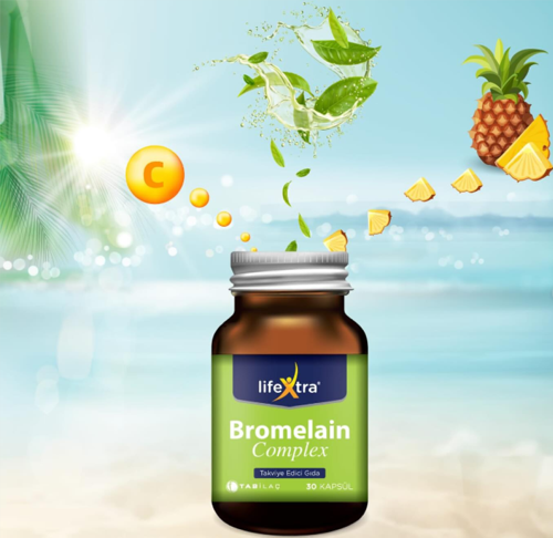 LifeXtra Bromelain Complex 30 Kapsül