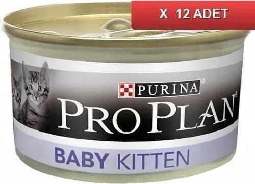 Baby Kitten Tavuklu Yavru Kedi Konservesi 85gr x 12 Adet