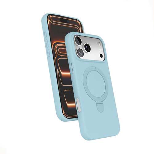 iPhone 18 Pro Kılıf 360 Derece Döner Standlı MagSafe Kamera Lens Korumalı Silikon Forumshop