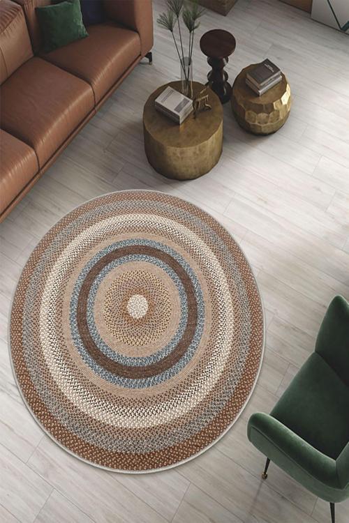 Dekoratif Özel Tasarım Yıkanabilir, İnce, Kaymaz Tabanlı, Modern Halı